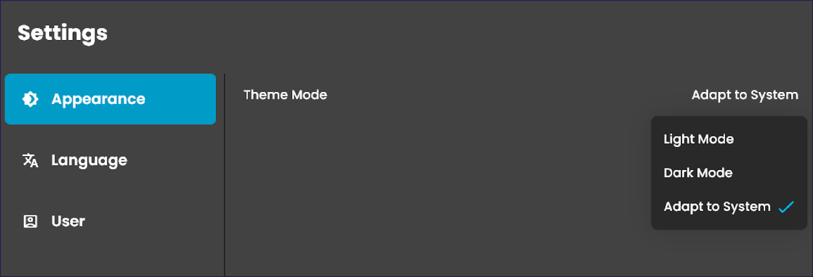 AppFlowy Settings
