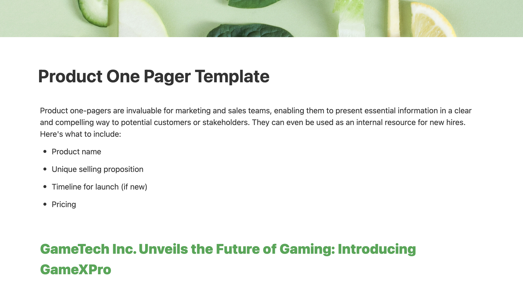 Leveraging One-Pagers for Your Work - 12 Applications and Templates