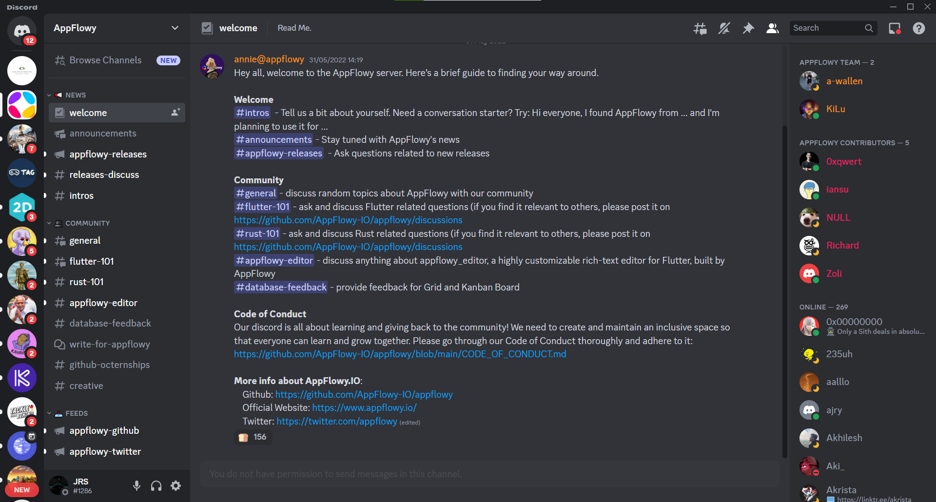 AppFlowy Discord Server