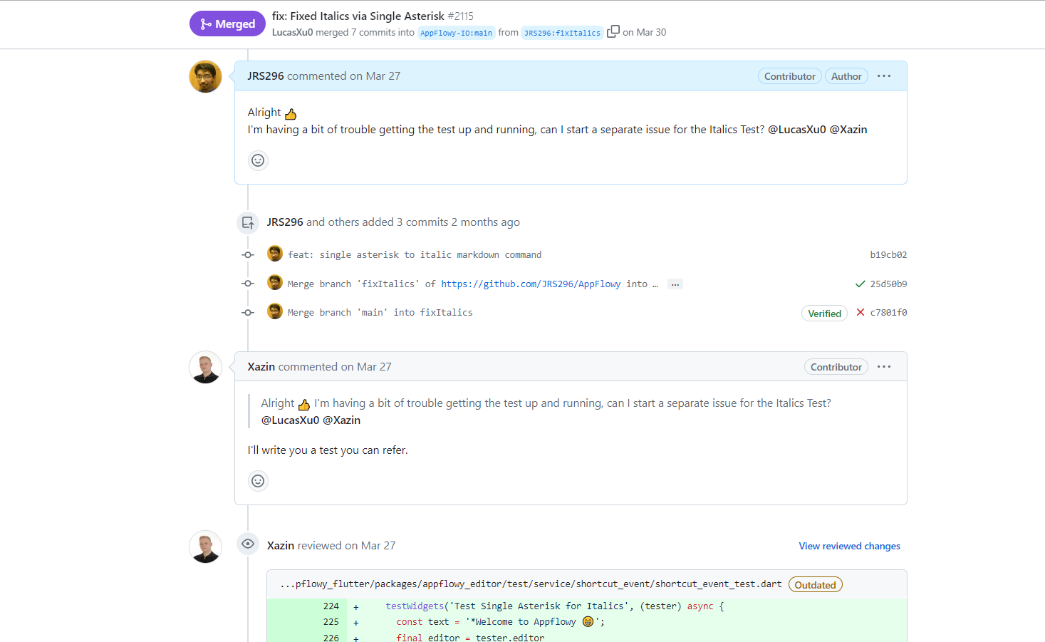 AppFlowy Issue Page