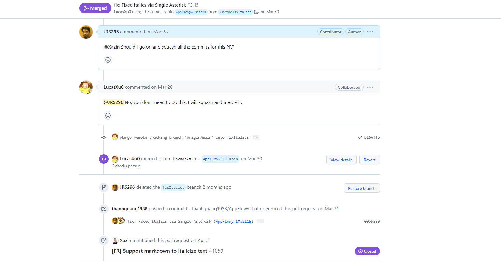 AppFlowy Issue Page