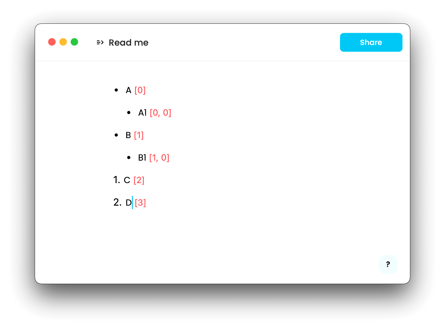 Nexted List Path Example